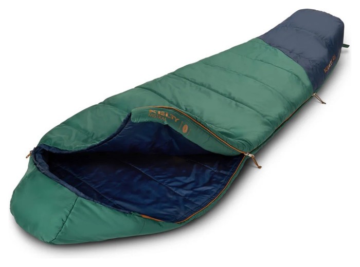 Kelty спальник Mistral 40 Long posey green-pageant blue
