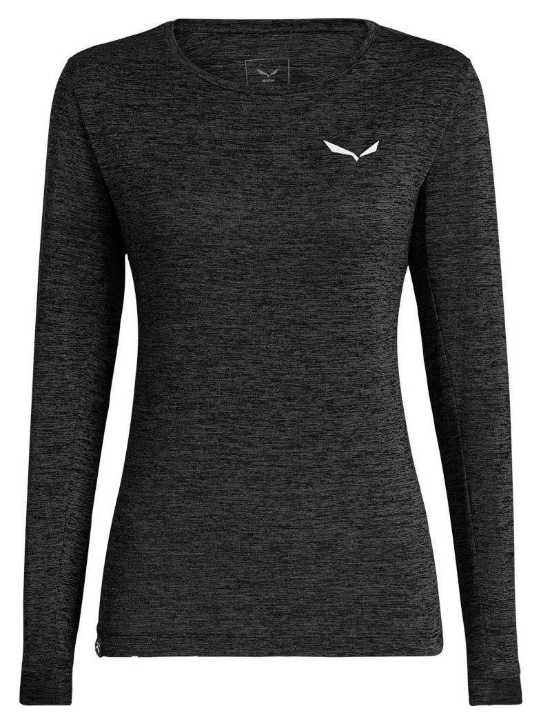 Футболка Salewa Puez Melange Dry L/S Tee Wmn
