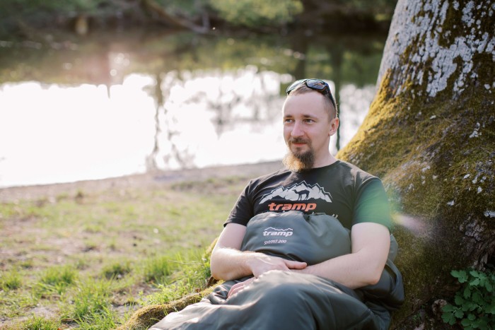 Спальный мешок Tramp Shypit 200 ковдра с капюшом левый olive 220/80 UTRS-059R