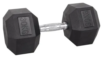 Гантель шестигранный inSPORTline Hexsteel 30 кг