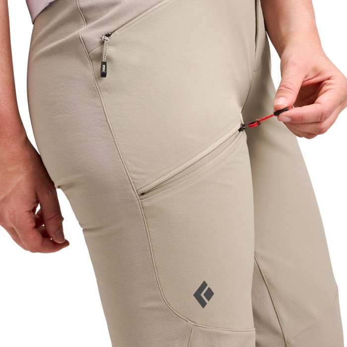 Брюки женские Black Diamond W Alpine Hybrid Pants, 2, Moonstone