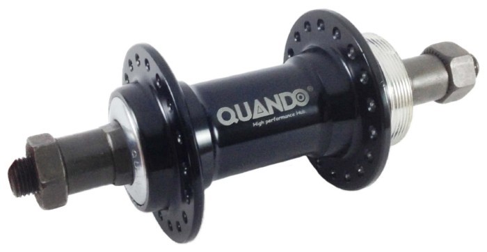 Втулка задня QUANDO MTB алюмінієва 14Gx36H під касету 8-9-10з, диск. гальмо, кріп. ексцентрик, укр, укр