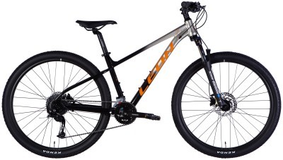 Велосипед AL 27,5" Leon XC 80 HDD рама-16" серебристый с черным 2025