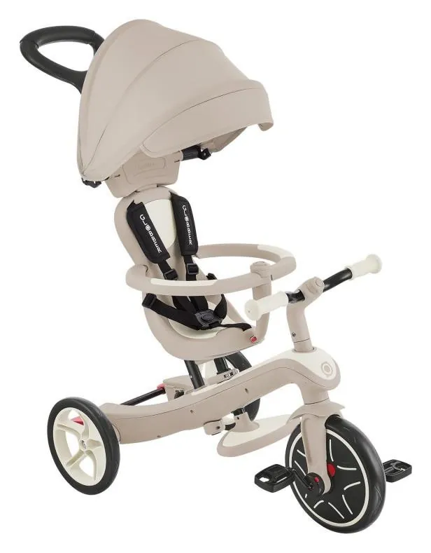 Велосипед дитячий GLOBBER серії EXPLORER TRIKE 4в1, кокос, до 20кг, 3 колеса (DWT_637-566)