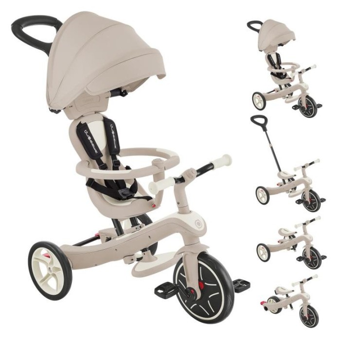 Велосипед дитячий GLOBBER серії EXPLORER TRIKE 4в1, кокос, до 20кг, 3 колеса