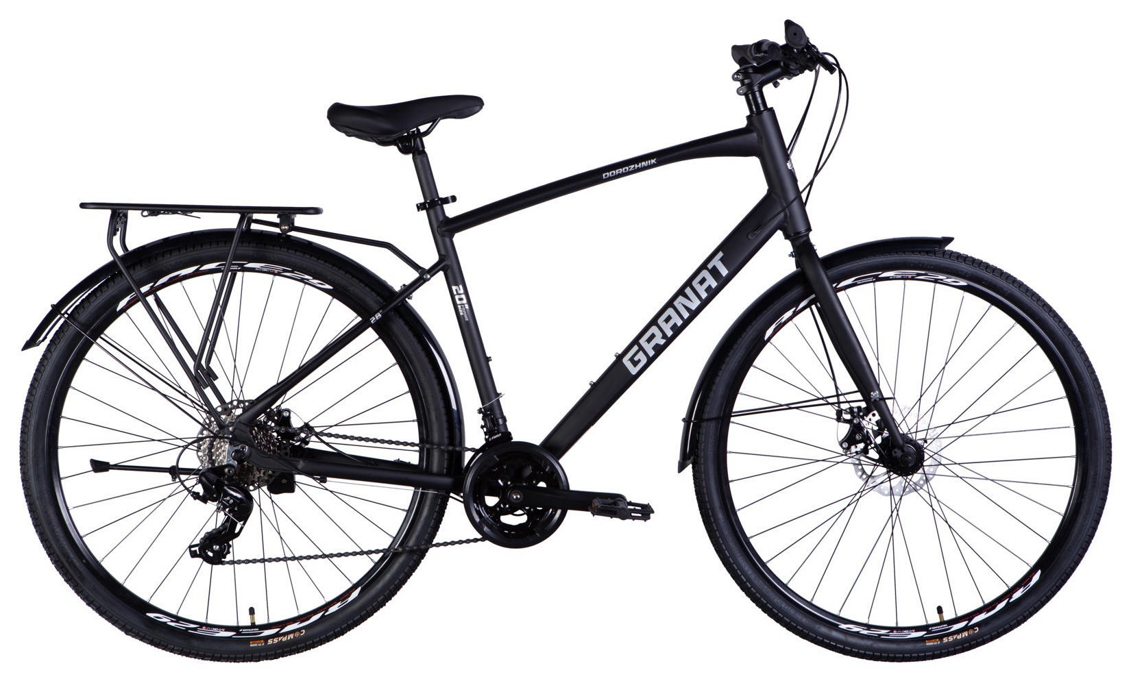 Велосипед AL 28" Dorozhnik GRANAT M DD CS рама-20" чорний 2025