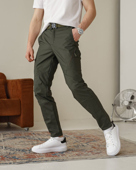 Милитари брюки рип-стоп хаки мужские Pobedov Expedition. Военные штаны для мужчин