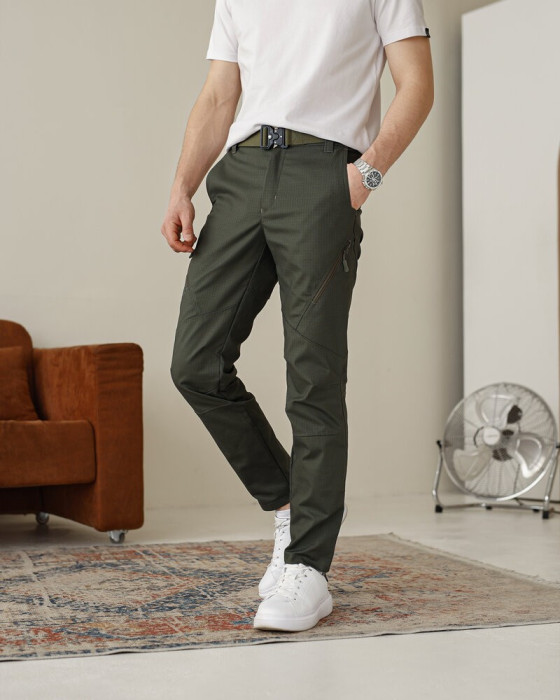 Милитари брюки рип-стоп хаки мужские Pobedov Expedition. Военные штаны для мужчин