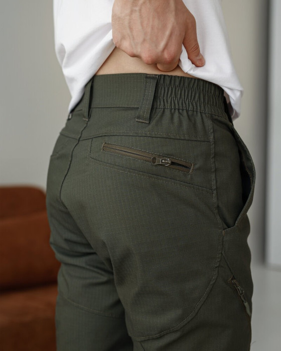 Милитари брюки рип-стоп хаки мужские Pobedov Expedition. Военные штаны для мужчин