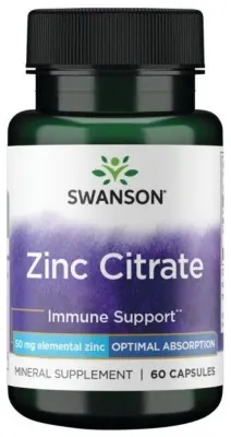 Zinc Citrate 50mg - 60caps