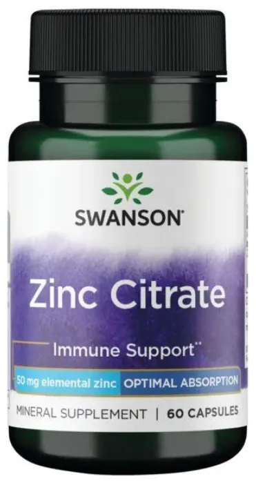 Zinc Citrate 50mg - 60caps