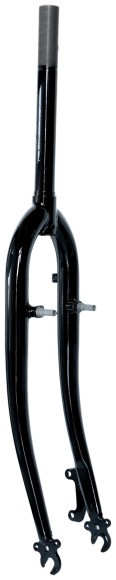 Вилка 28" Жорстка ST 1 rod-220 різьбова disc/v-br чорний FSD, укр