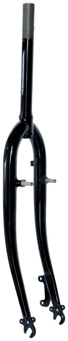 Вилка 28" Жесткая ST 1 rod-220 резьбовая disc/v-br черный FSD