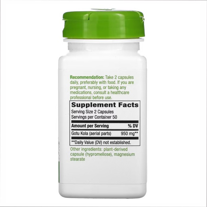 Gotu Kola Herb - 100 vcaps