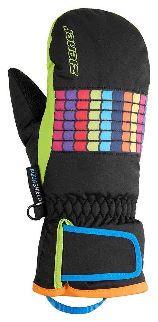 Ziener рукавиці лижні Lamilo Jr black 3, укр, укр