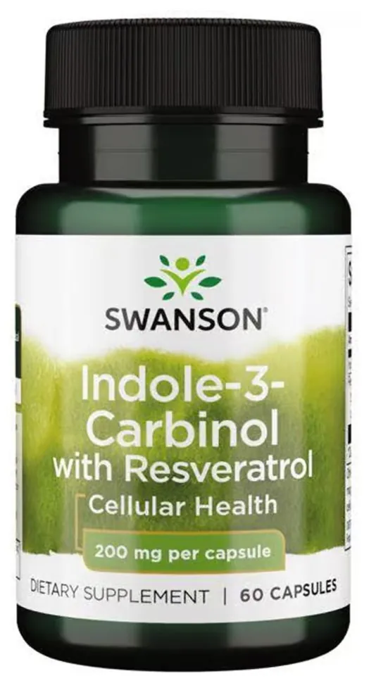 Indole-3-Carbinol with Resveratrol 200mg - 60 caps (DSN_2023-10-5714)
