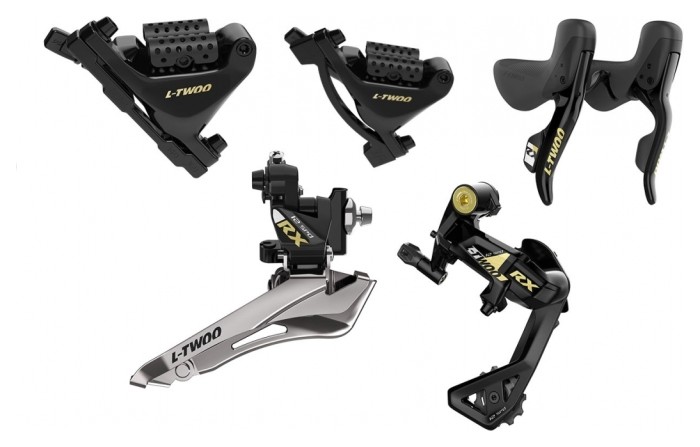 Набір трансмісії 2*12 L-twoo RX дуал правий. та лев, перемикання. зад і перед L-TWOO RX ST-R7010-L з гідравлічними гальмами, укр, укр