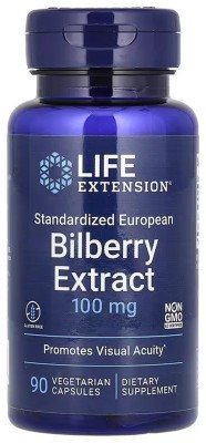 Standardized European Bilberry Extract 100 mg - 90 vcaps