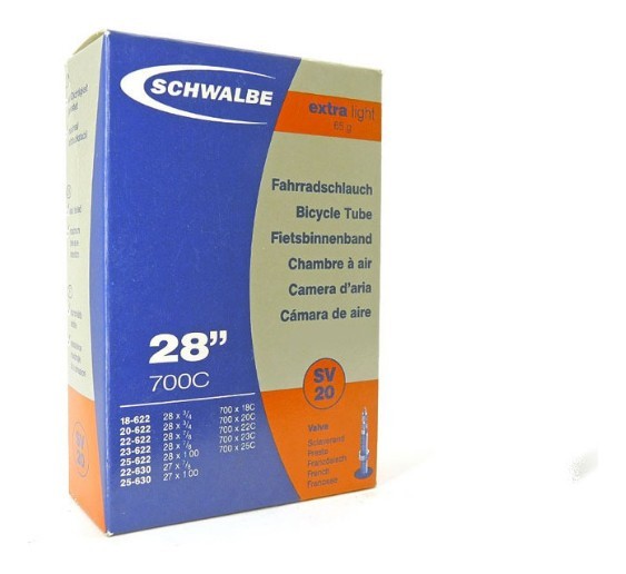 Камера 28" (18/25x622/630) Schwalbe SV20 60 мм Extra Light EK