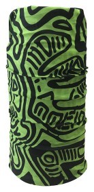 Бандана-бафф многофункциональная Crow PETROGLYPH One size Green/black (COMS17U1M)