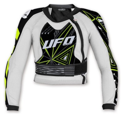 Куртка захисна спортивна підліткова UFO ULTRALIGHT 3.0 JR XL White/black (PE02387)