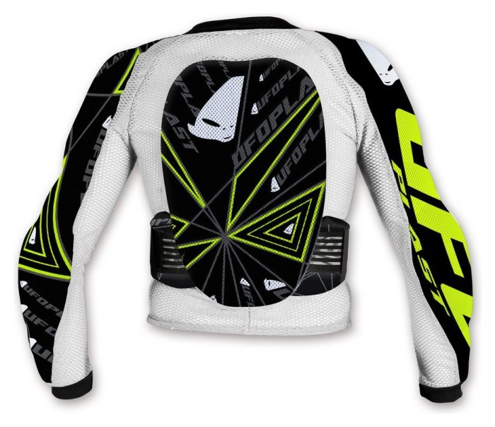 Куртка захисна спортивна підліткова UFO ULTRALIGHT 3.0 JR XL White/black (PE02387)