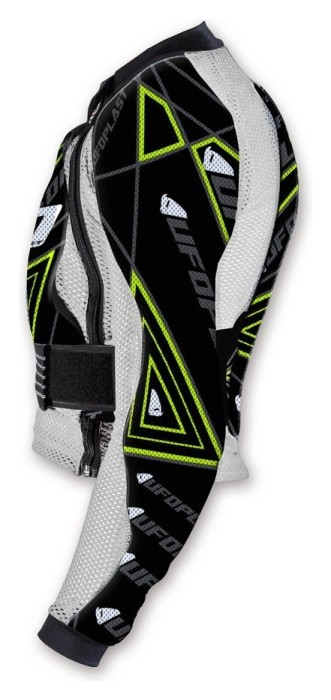 Куртка захисна спортивна підліткова UFO ULTRALIGHT 3.0 JR XL White/black (PE02387)
