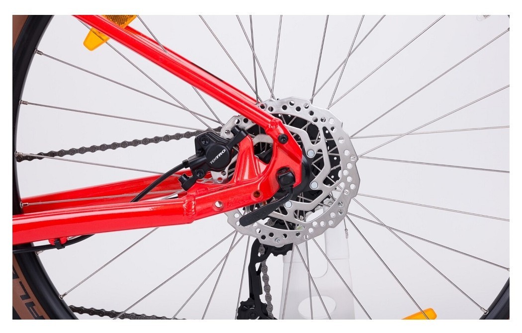 Велосипед KTM CHICAGO 291 29" рама M/43, оранжевый (черный), 2022