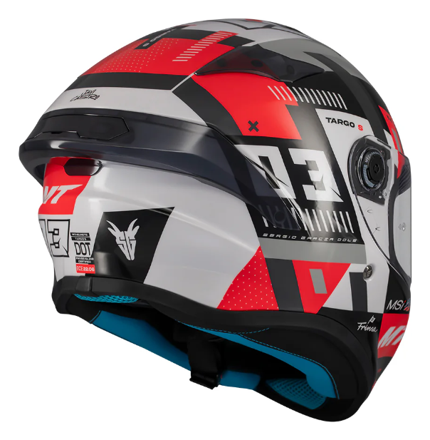 Мотошолом MT Targo S SERGIO GARCIA 2024 B5 GLOSS XXS