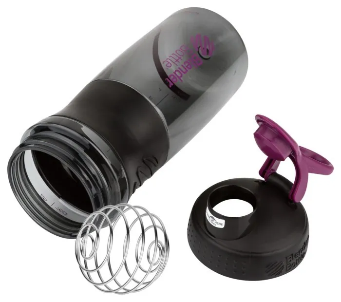 Шейкер спортивний (пляшка) BlenderBottle SportMixer Flip 28oz/820ml Black/Plum