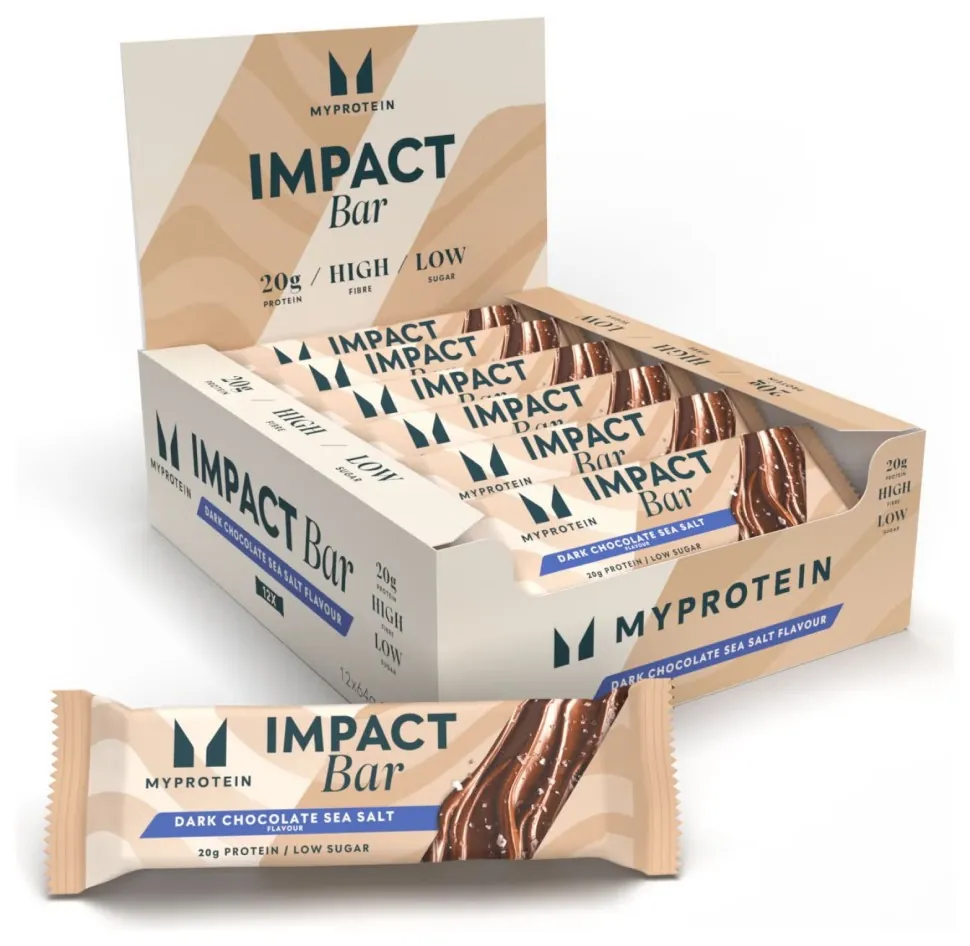 Impact Bar - 12x64g Dark Chocolate Sea Salt (DSN_100-33-2285326-20)