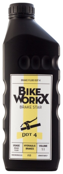 Гальмівна рідина BikeWorkX Brake Star DOT 4 1л., укр, укр