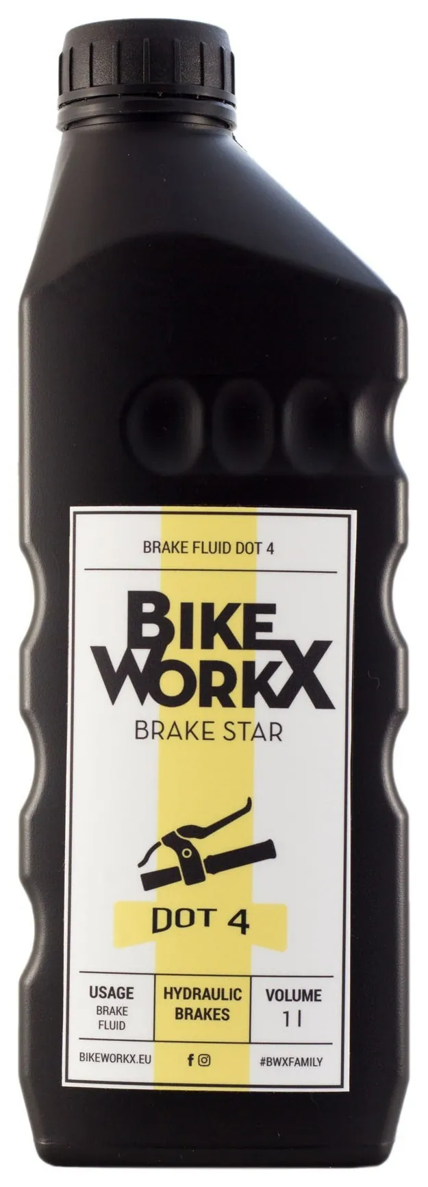 Гальмівна рідина BikeWorkX Brake Star DOT 4 1л. (OBOD_BRAKE/1)