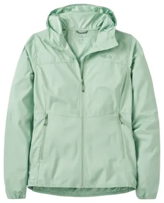 Вітровка жіноча Rab Windgather Hoody Wmns, Fig Green, 8