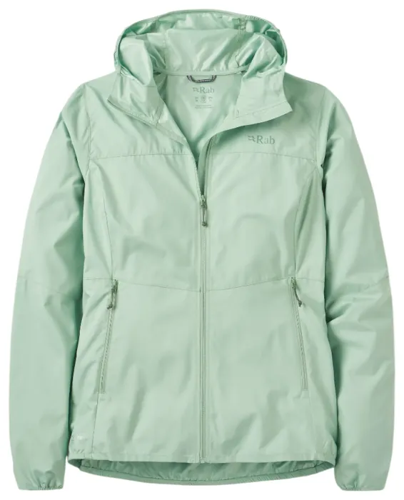 Вітровка жіноча Rab Windgather Hoody Wmns, Fig Green, 8