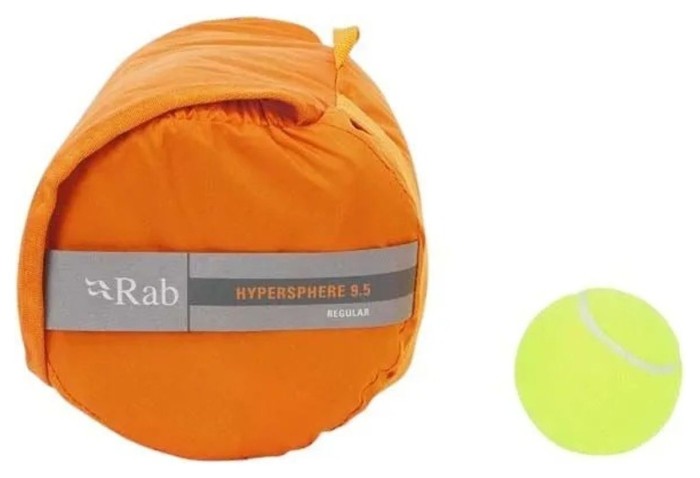 Килимок надувний Rab Hypersphere 9.5, Regular, 183x51х10см, Marmalade