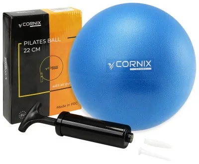 М'яч для пілатесу, йоги, реабілітації Cornix MiniGYMball 22 см XR-0226 Blue