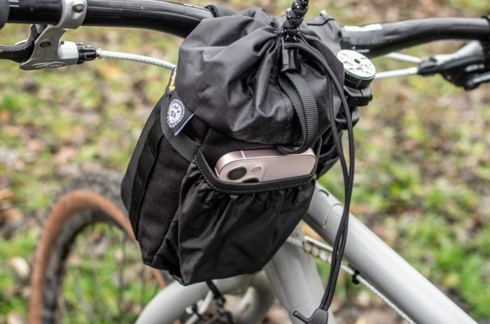 Сумка на руль KasyBag Pocket Pack One hand (кормушка) Total-Black