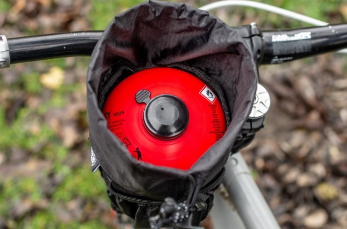 Сумка на руль KasyBag Pocket Pack One hand (кормушка) Total-Black