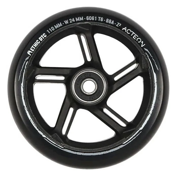 Колесо для трюкового самокату Ethic Acteon Pro 110мм x 24мм - Black (FRD.046819)