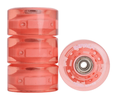 Колеса для квадовых роликов Impala 4 Pack - Pink Light Up