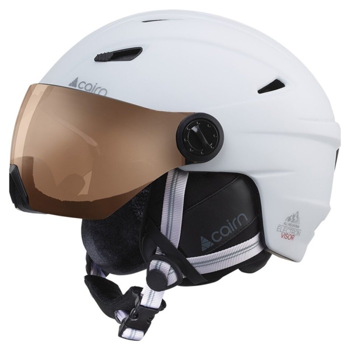 Шлем Cairn Electron Visor Photochromic mat белый
