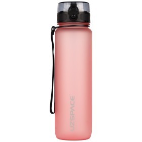 Бутылка для воды UZSPACE Frosted 1000 мл, кораллово розовый