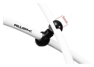 Поворотный крючок RISK для проведения рубашек тросов и гидролиний (банка 100 шт.)