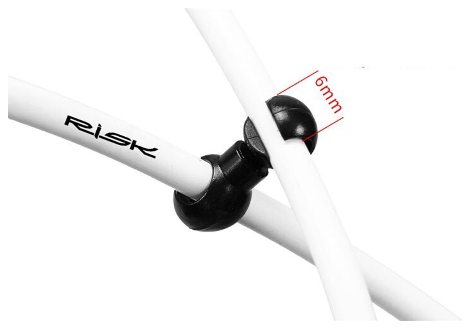 Поворотный крючок RISK для проведения рубашек тросов и гидролиний (банка 100 шт.)