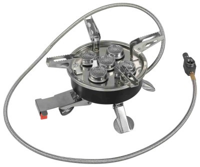 Горелка газовая Starcamp 9800W HX-CS17 silver