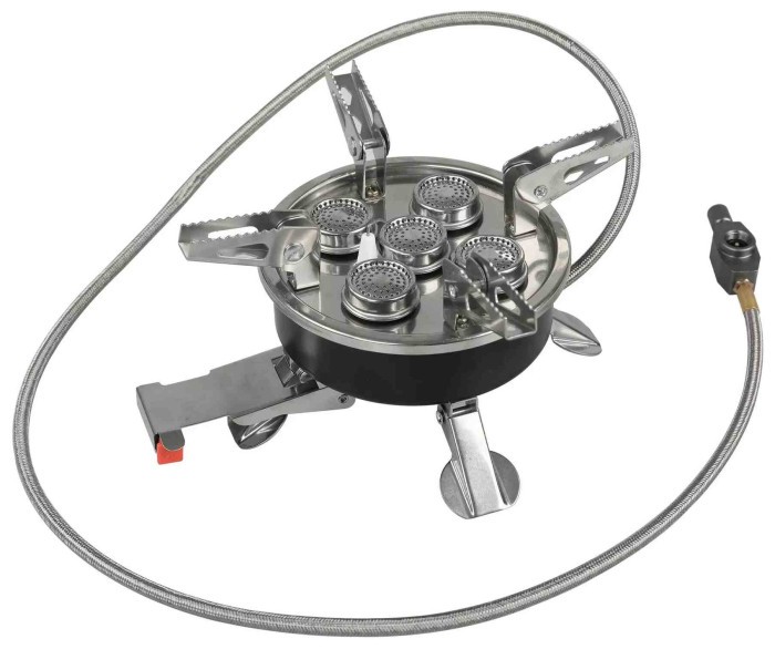 Горелка газовая Starcamp 9800W HX-CS17 silver