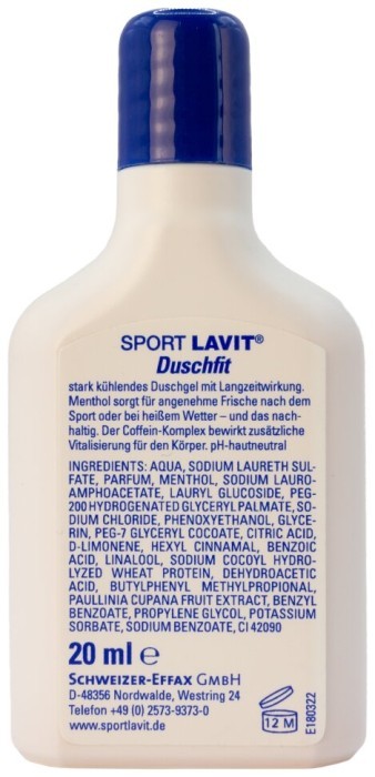 Гель для душу з охолоджуючим ефектом Sport Lavit Duschfit Grapefruit 20 ml Mini (39805100)