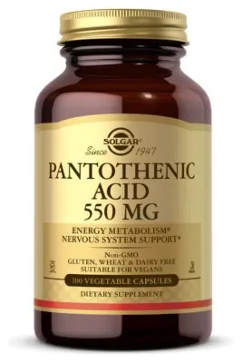 Pantothenic Acid 550mg - 100 vcaps (До 06.26)
