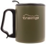 Термокружка TRAMP з поїлкою і защіпкою 350мл UTRC-020 olive, укр